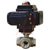 Dwyer Instruments - WE31-CMD01-T2-C - 3-Way NPT SST Ball Valve 24 VAC Flow Path B 1/2