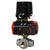 Dwyer Instruments - WE31-GDA04-T2-AE00 - 3-Way NPT SST Ball Valve 12 VDC Solenoid Flow Path B 1-1/2