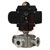 Dwyer Instruments - WE33-DMD01-T3-B - 3-Way Tri-Clamp SST Ball Valve 240 VAC Flow Path C 3/4