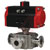 Dwyer Instruments - WE33-GSR03-T3 - 3-Way Tri-Clamp Stainless Steel Ball Valve  Flow Path C 1-1/2