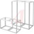 Hoffman - PF22128 - Steel 2000x1200x800mm Frame 2200x1200x800mm LtGray|70310978 | ChuangWei Electronics