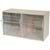 Akro-Mils - 06702 - 12 x 23.5 x 14 2 Clear Polystyrene Tiltview Storage Bin|70245431 | ChuangWei Electronics