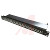 RS Pro - 557183 - Cat6 24 Port RJ45 RJ Patch Panel STP 1UBlack|70639957 | ChuangWei Electronics