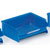 Sovella Inc - 30-2L-6 - Picking Bin w/ 2 fixed dividers BLUE - 6.29