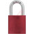 ABUS USA - 72/40 KD 1-1/2 RED - Red KD Shackle 1/4in D 1-1/16in H 13/16in W 1-1/2in W Anodized Al Padlock|70566972 | ChuangWei Electronics