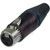 Neutrik - NC3FXX-EMC-B - Cable end XX-EMC series 3 pin female - RFI / EMI protection - black/gold|70548909 | ChuangWei Electronics