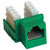 Quest Technology International, Inc. - NKJ-6106 - Green Keystone Jack CAT6e 90 degrees|70121206 | ChuangWei Electronics