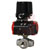 Dwyer Instruments - WE31-CDA02-T4-AC00 - 3-Way NPT SST Ball Valve 24 VACSolenoid Flow Path D 1/2