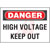 Panduit - PPS0305D73 - DANGER Header Polyester Adhesive Sign|70387030 | ChuangWei Electronics