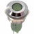 CML Innovative Technologies - 19710355 - 6 -25degC 44.5mm Satin Chrome 24VAC/VDC 19mm 1200mcd Green LED Indicator,Pnl-Mnt|70011672 | ChuangWei Electronics