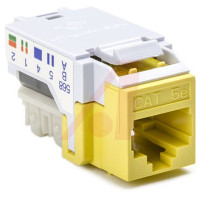 HellermannTyton RJ45FC5E-YEL