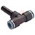 Norgren - C20630400 - Tee-Stem Brnch 1/4 FITTING|70455597 | ChuangWei Electronics