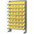 Akro-Mils - APRS110Y - 96 Bins Single-Sided Pick Rack with Bins|70145050 | ChuangWei Electronics