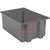 Akro-Mils - 35190 GRAY - 10 in. 15-1/2 in. 19-1/2 Gray High-Density Polyethylene Tote|70145121 | ChuangWei Electronics