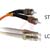 Quest Technology International, Inc. - NFO-LCST-M6DX-1M - ST-LC 1M Duplex Multi Mode Fiber Optic Patch Cord|70121417 | ChuangWei Electronics