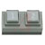 Grayhill - 82-201-41 - GRAY 2 BUTTON INSERTS SPST KEYPAD|70217094 | ChuangWei Electronics