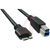 Qualtek Electronics Corp. - 3023009-01M - 30/30/24 AWG 1 meter Black USB 3.0 micro A male to B male|70407733 | ChuangWei Electronics