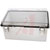 Bud Industries - PTQ-11080-C - PTQ Series 24.8x20.87x10.04 in. Clear Cover PC 10% Fiberglass Box-Lid Enclosure|70576442 | ChuangWei Electronics